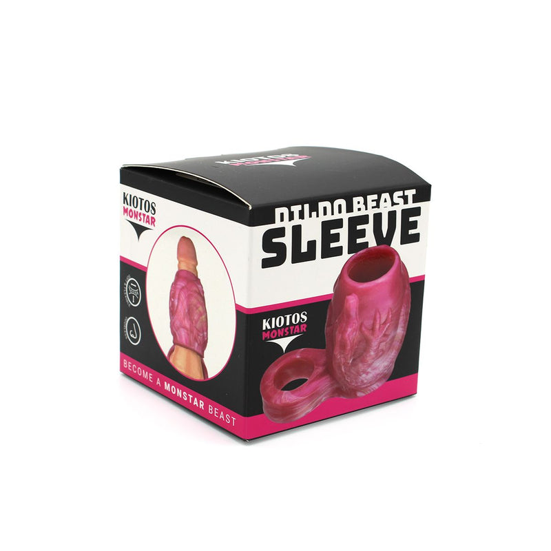 Kiotos Monstar - Emberclaw - Penis Sleeve - Extra Omvang - Verdikkend - Roze-Erotiekvoordeel.nl