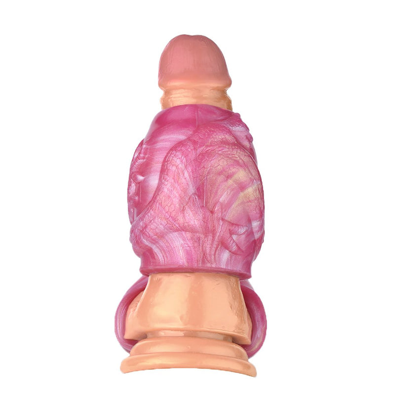 Kiotos Monstar - Emberclaw - Penis Sleeve - Extra Omvang - Verdikkend - Roze-Erotiekvoordeel.nl