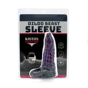 Kiotos Monstar - Fjörgyn - Penis Sleeve - Extra Omvang - Verdikkend - Paars/Zwart-Erotiekvoordeel.nl