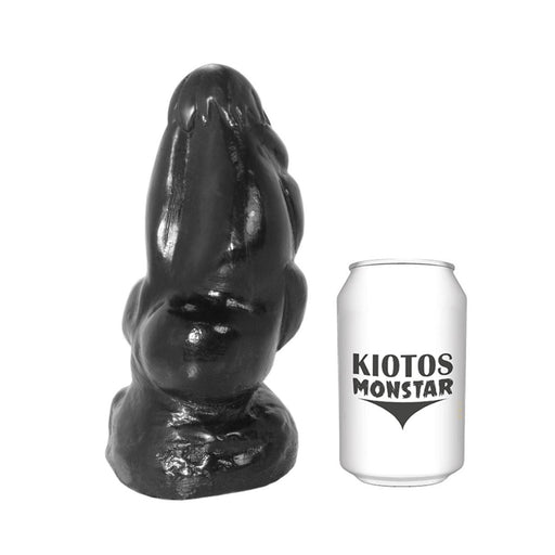 Kiotos Monstar - Gremlin - Dildo - 21,5 x 9,3 cm - Zwart-Erotiekvoordeel.nl