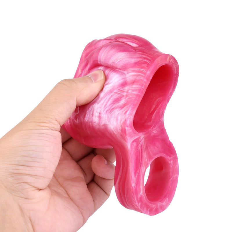 Kiotos Monstar - Nightshade - Penis Sleeve - Extra Omvang - Verdikkend - Roze-Erotiekvoordeel.nl