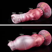 Kiotos Monstar - Vortexwing - Opblaasbare Dildo - Roze/Wit-Erotiekvoordeel.nl