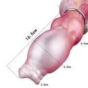 Kiotos Monstar - Vortexwing - Opblaasbare Dildo - Roze/Wit-Erotiekvoordeel.nl
