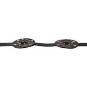 Kiotos - PU leather breast harness with open nipples and round studs - Erotiekvoordeel.nl