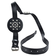 Kiotos - PU leather breast harness with round studs - Erotiekvoordeel.nl