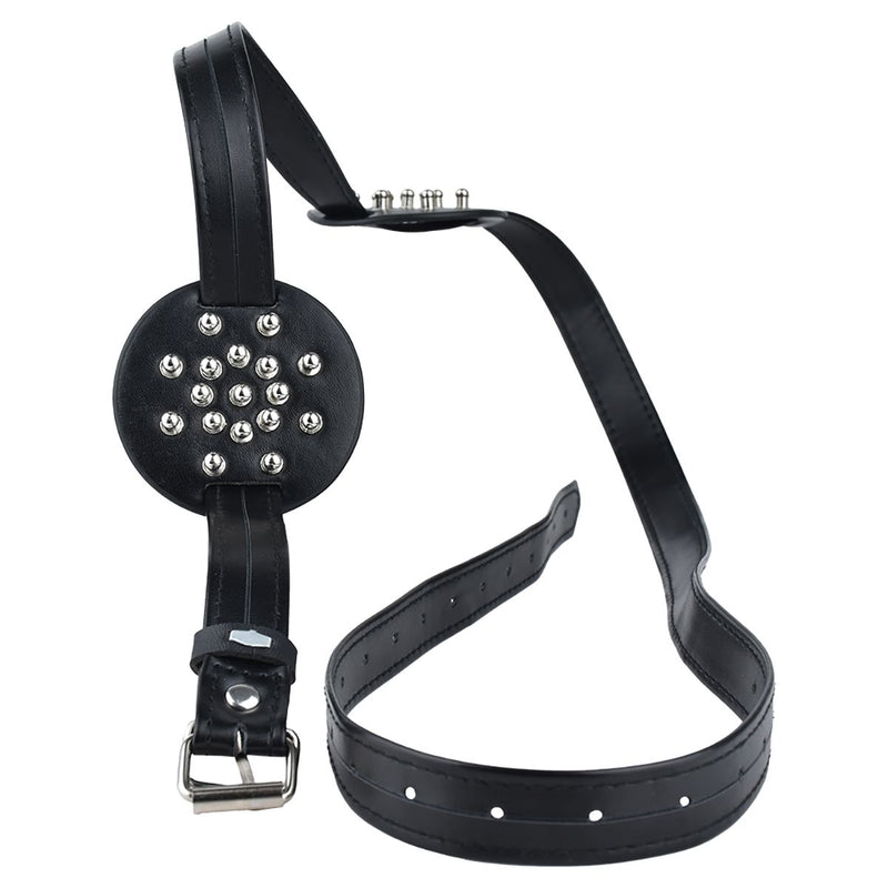 Kiotos - PU leather breast harness with round studs - Erotiekvoordeel.nl