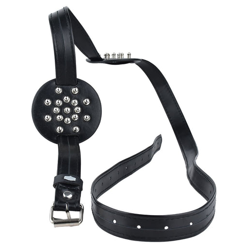 Kiotos - PU leather breast harness with round studs - Erotiekvoordeel.nl