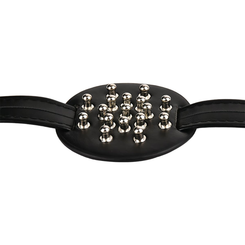 Kiotos - PU leather breast harness with round studs - Erotiekvoordeel.nl