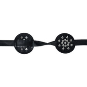 Kiotos - PU leather breast harness with round studs - Erotiekvoordeel.nl