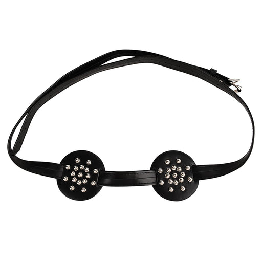 Kiotos - PU leather breast harness with round studs - Erotiekvoordeel.nl