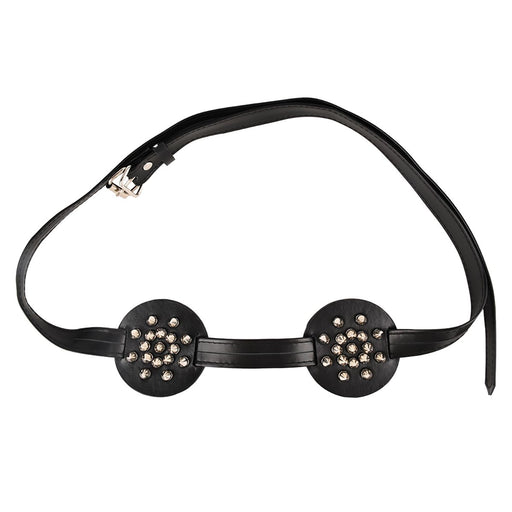 Kiotos - PU leather breast harness with sharp spikes - Erotiekvoordeel.nl