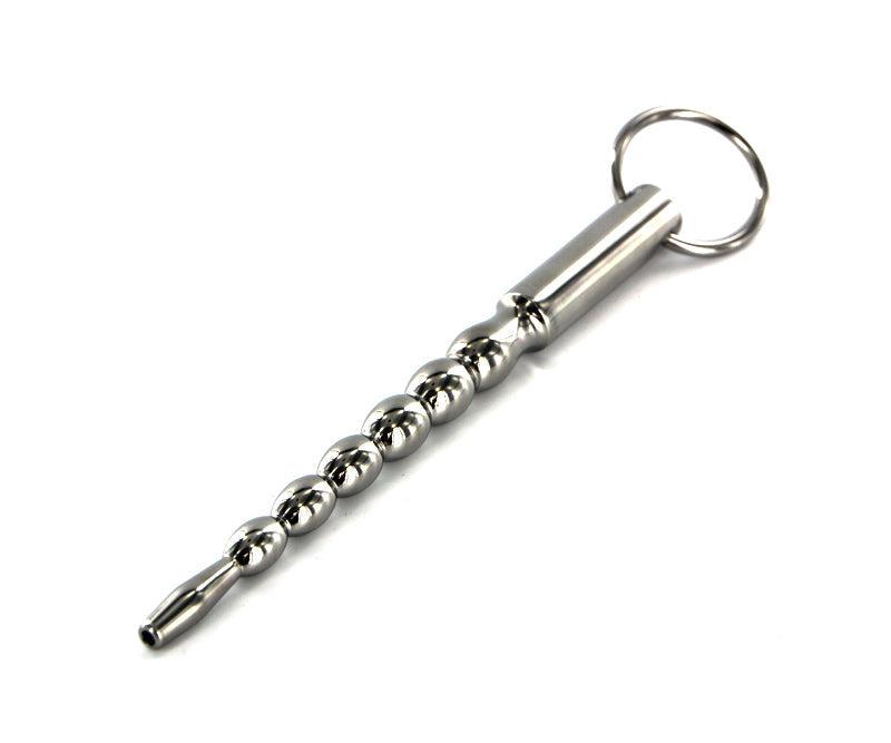 Kiotos - Penis Stick met Balletjes en Trekring - Penis plug Ø 8 mm-Erotiekvoordeel.nl