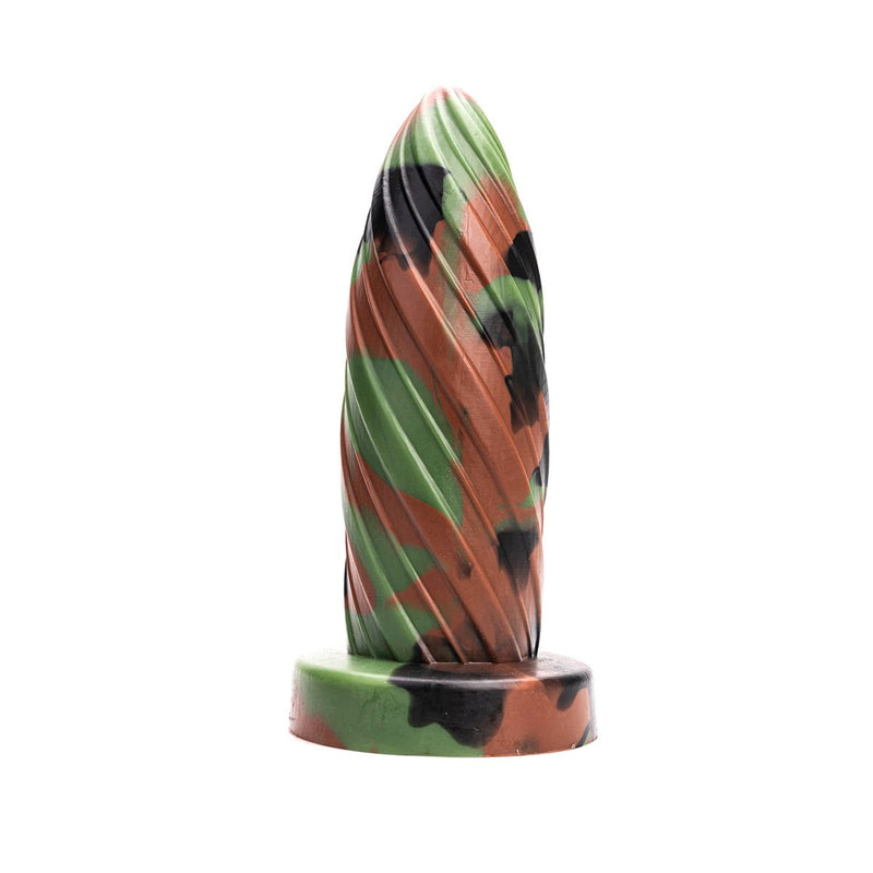 Kiotos Revolt - Consolador Fantasía - Verde militar - N.º 28 - 25 x 8 cm - Erotiekvoordeel.nl