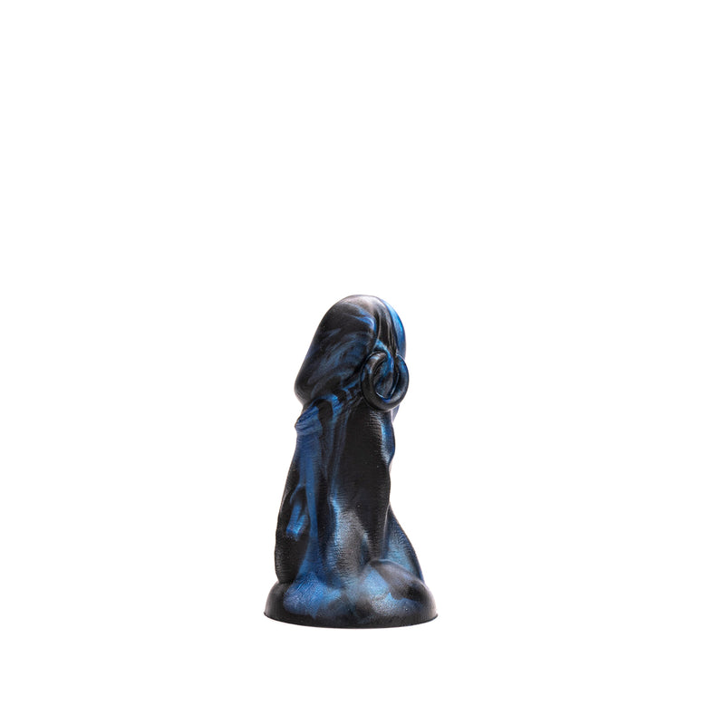 Kiotos Revolt - Consolador Fantasía - Blue Wave - 05 - Mediano - 14,5 x 5 cm -Erotiekvoordeel.nl