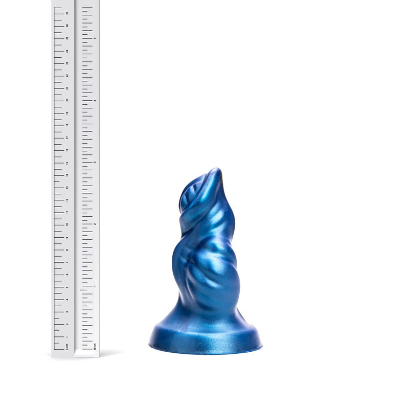 Kiotos Revolt - Consolador Fantasía - Blue Wave - N.º 10 - Mediano - 14,5 x 7,5 cm-Erotiekvoordeel.nl