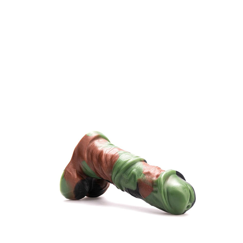 Kiotos Revolt - Fantasy Dildo - Green Army - 01 - Large - 20.5 x 5 cm-Erotiekvoordeel.nl