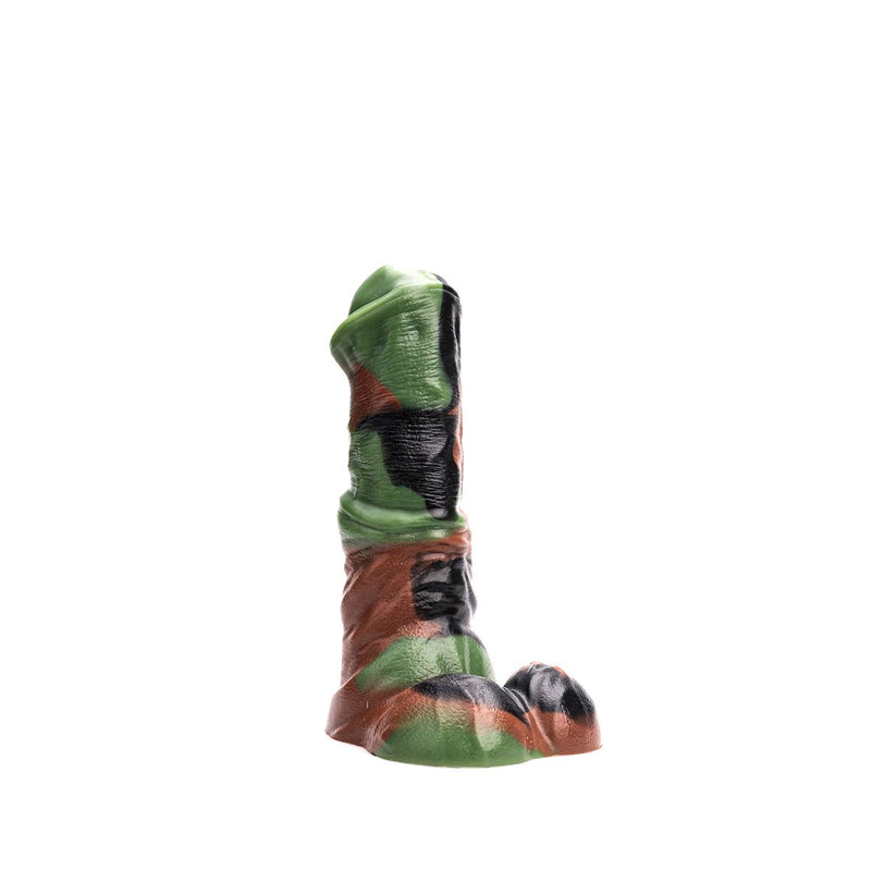 Kiotos Revolt - Fantasy Dildo - Green Army - 01 - Large - 20.5 x 5 cm-Erotiekvoordeel.nl