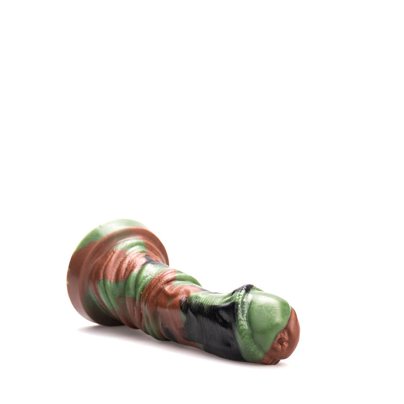 Kiotos Revolt - Consolador Fantasía - Green Army - N.º 02 - Mediano - 22,5 x 5,5 cm-Erotiekvoordeel.nl