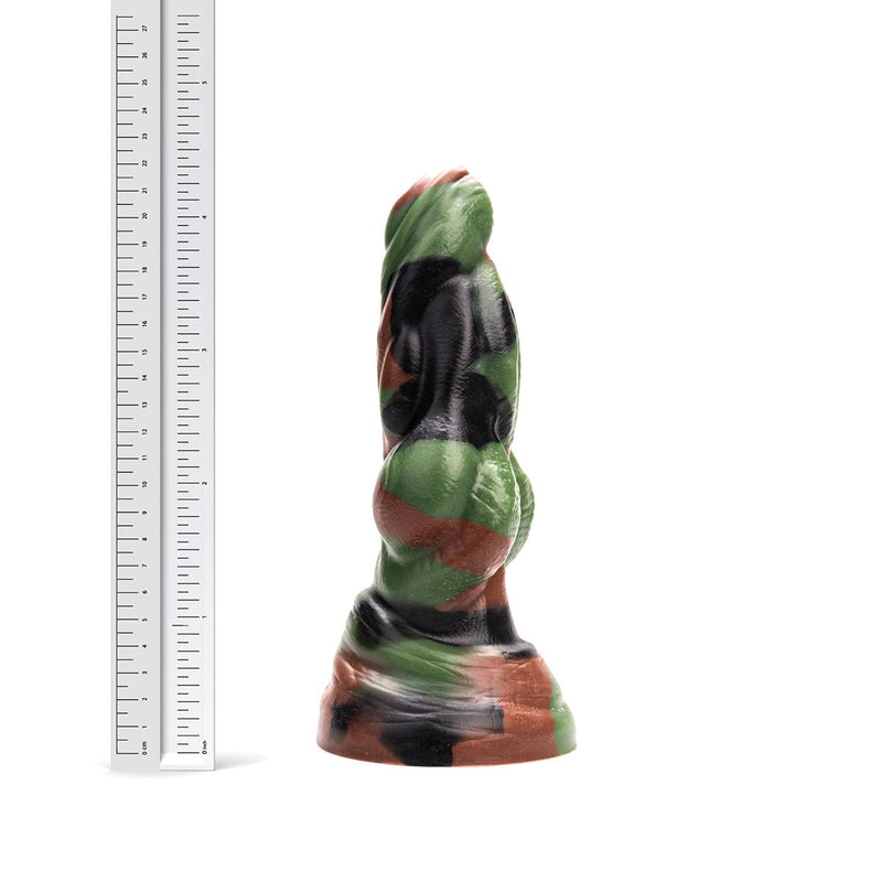 Kiotos Revolt - Dildo Fantasie - Green Army - Nr. 09 - Medium - 22 x 8 cm - Erotiekvoordeel.nl