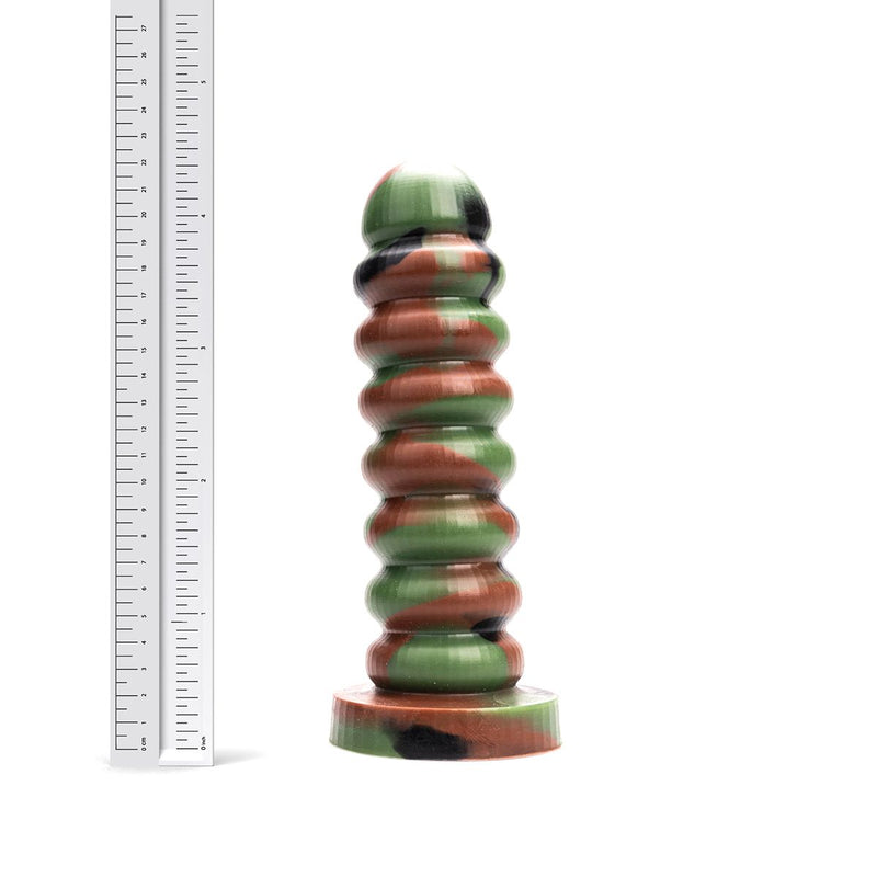 Kiotos Revolt - Fantasy Dildo - Green Army - No. 11 - 21.5 x 6 cm-Erotiekvoordeel.nl