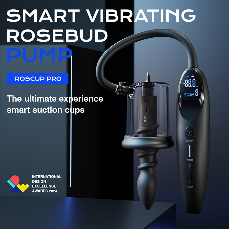 Kiotos - Roscup Pro Smart - Pompa Rosebud vibrante - Erotiekvoordeel.nl