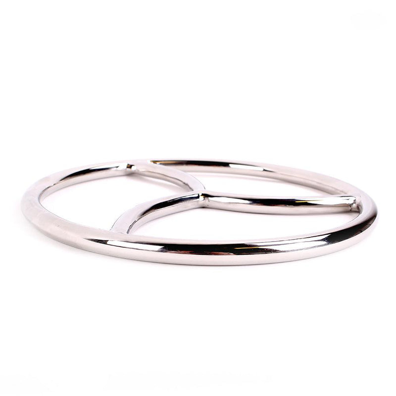 Kiotos - Anillo de bondage japonés Shibari de acero inoxidable - Erotiekvoordeel.nl