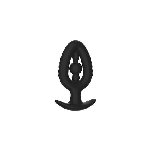 Kiotos - Silicone Anal Plug - Expander with Bead - Black-Erotiekvoordeel.nl