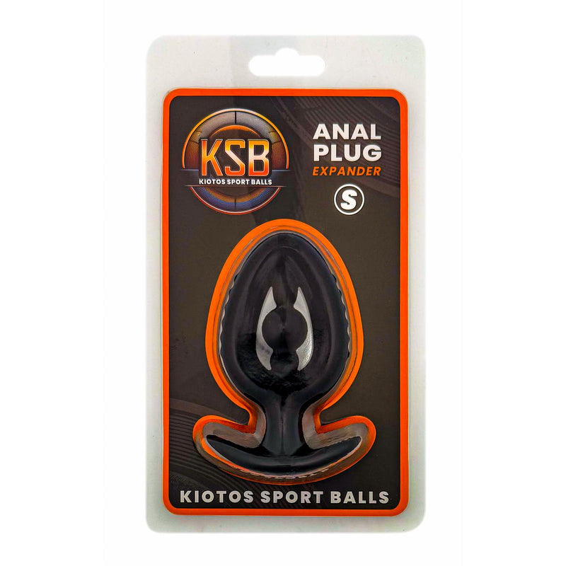 Kiotos - Plug anale in silicone - Espansore con perla - Nero-Erotiekvoordeel.nl