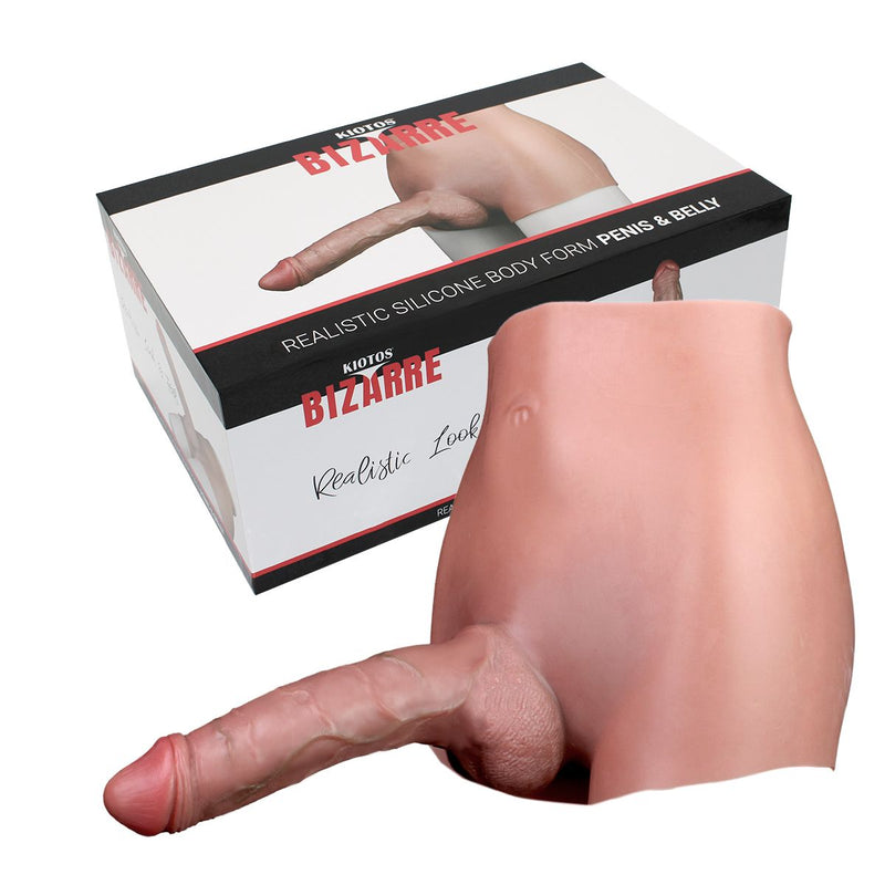 Kiotos - Body de silicona - Parte inferior del cuerpo masculino con pene - Erotiekvoordeel.nl