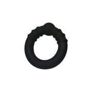 Kiotos - Anneau pénien en silicone avec noyau en acier - Noir - Erotiekvoordeel.nl