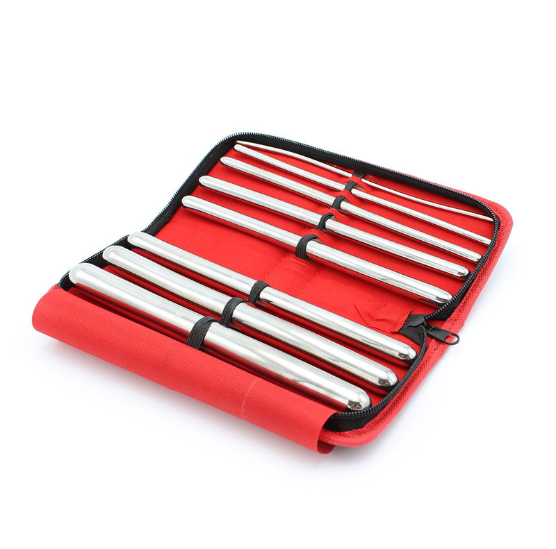 Kiotos - Sounds - Hegar Dilator Set - 8-piece - Stainless Steel - In a Luxury Case - Erotiekvoordeel.nl