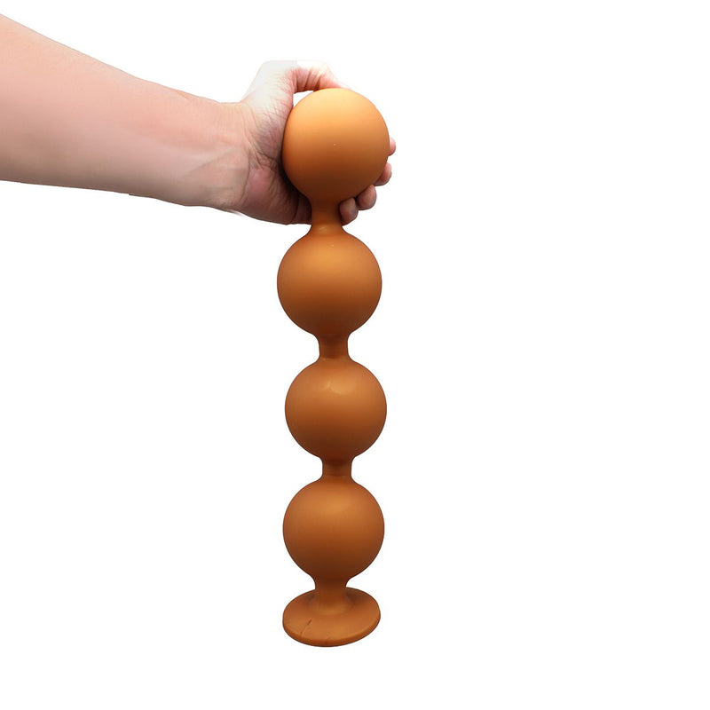 Kiotos - Sport Balls - 4 grosses boules anales - Silicone - Diamètre 88 mm - Erotiekvoordeel.nl