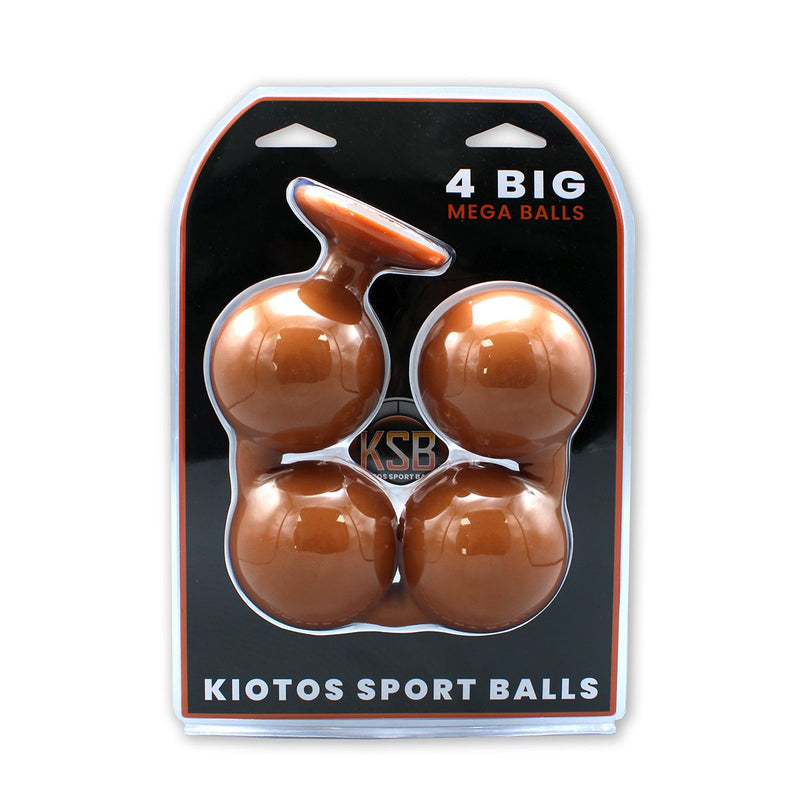 Kiotos - Sport Balls - 4 grosses boules anales - Silicone - Diamètre 88 mm - Erotiekvoordeel.nl