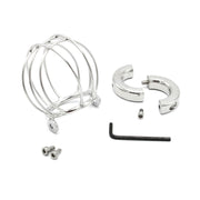 Kiotos - Ballstretcher Ball Cage - Scrotum Kooi - Balzak Achter De Tralies-Erotiekvoordeel.nl