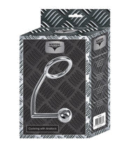 Kiotos - Cockring Met Anaal bal RVS - bal Ø 30 mm - Ring Ø 45 mm-Erotiekvoordeel.nl