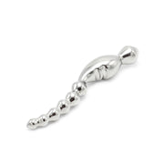 Kiotos - Curve Steel Dildo Ridges - Dildo met Ribbels - RVS-Erotiekvoordeel.nl