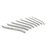 Kiotos - Double End Dilator Set met Curve - RVS - 8 stuks-Erotiekvoordeel.nl