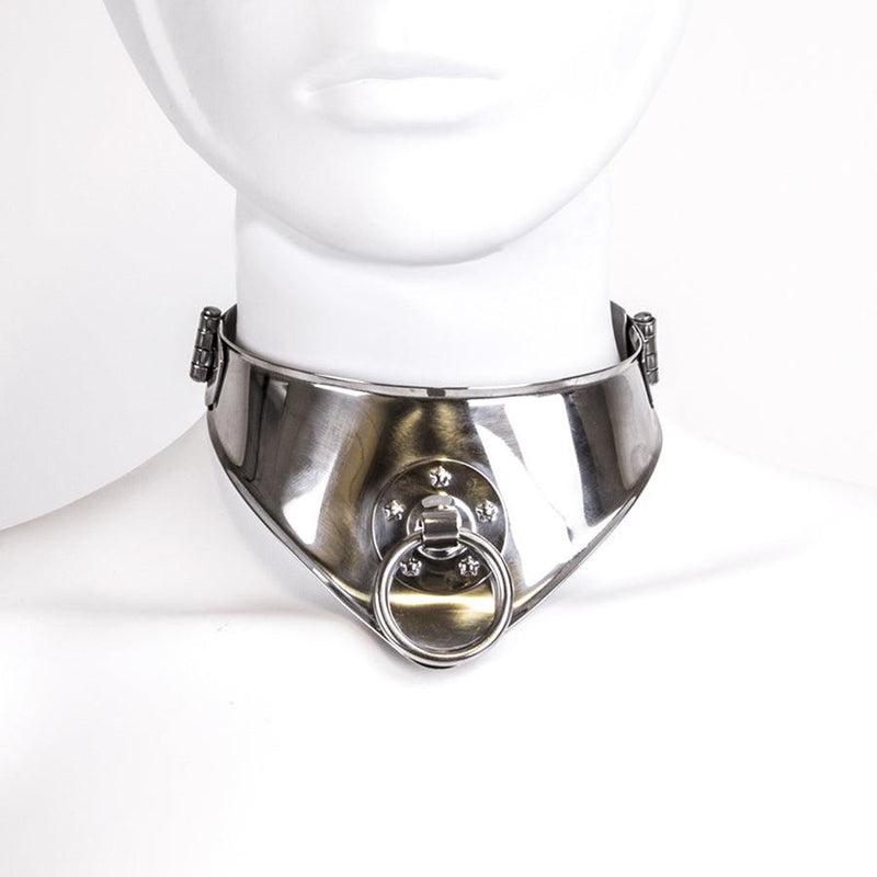 Kiotos - Locking Collar Met Ring - 11 cm-Erotiekvoordeel.nl