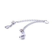 Kiotos - RVS Ketting Met Karabijnhaken Voor Handboeien of Tepelklemmen-Erotiekvoordeel.nl