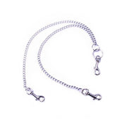 Kiotos - RVS Schakel Ketting 3 Aansluitpunten Met Karabijn Haken-Erotiekvoordeel.nl