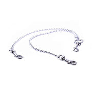 Kiotos - RVS Schakel Ketting 3 Aansluitpunten Met Karabijn Haken-Erotiekvoordeel.nl