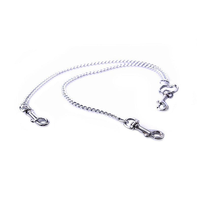 Kiotos - RVS Schakel Ketting 3 Aansluitpunten Met Karabijn Haken-Erotiekvoordeel.nl