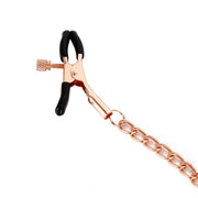 Kiotos - Rosé Gouden Tepelklemmen met Clitoris Klem-Erotiekvoordeel.nl