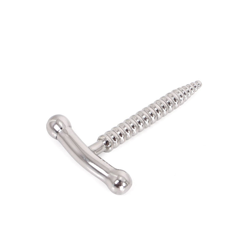 Kiotos - Stalen penis plug Met schroefaandrijving-Erotiekvoordeel.nl