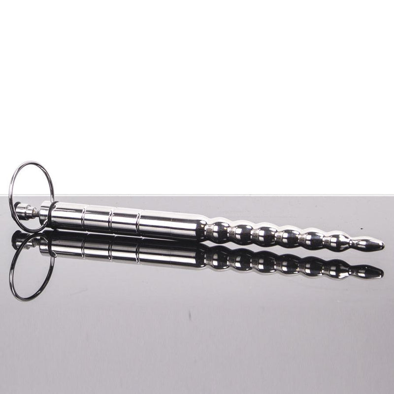 Kiotos - Vibrerende geribbelde sound/Dilator RVS-Erotiekvoordeel.nl