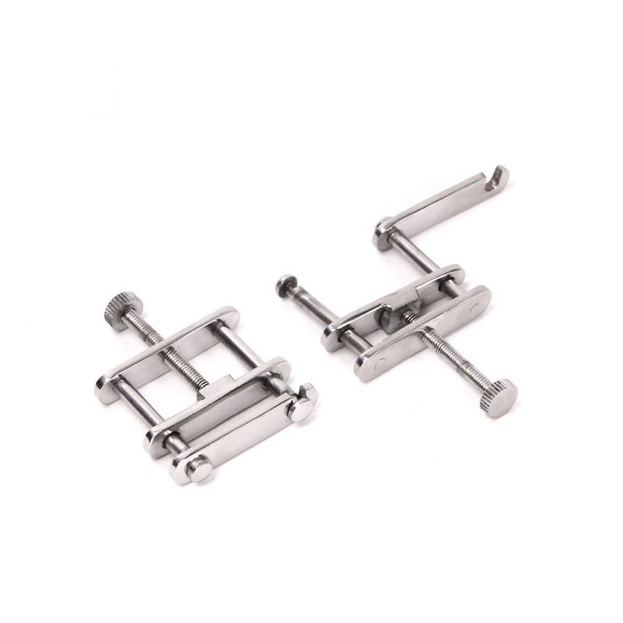 Kiotos - Adjustable Square Nipple Clamps with Screw - Erotiekvoordeel.nl