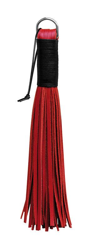 Kiotos - Soft Striped Whip - Flogger - 50 Strands - Red - Erotiekvoordeel.nl