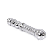 Kiotos - Heavy Metal Dildo with Ridges 19 x 3.5 cm - Can be used on both ends - Erotiekvoordeel.nl
