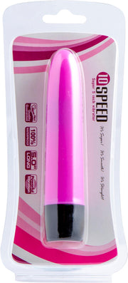 Vibratore classico a forma di asta - 13 cm - Rosa - Erotiekvoordeel.nl