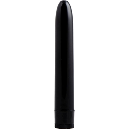 Vibratore classico a bastone - 18 cm - 7 velocità - Nero-Erotiekvoordeel.nl